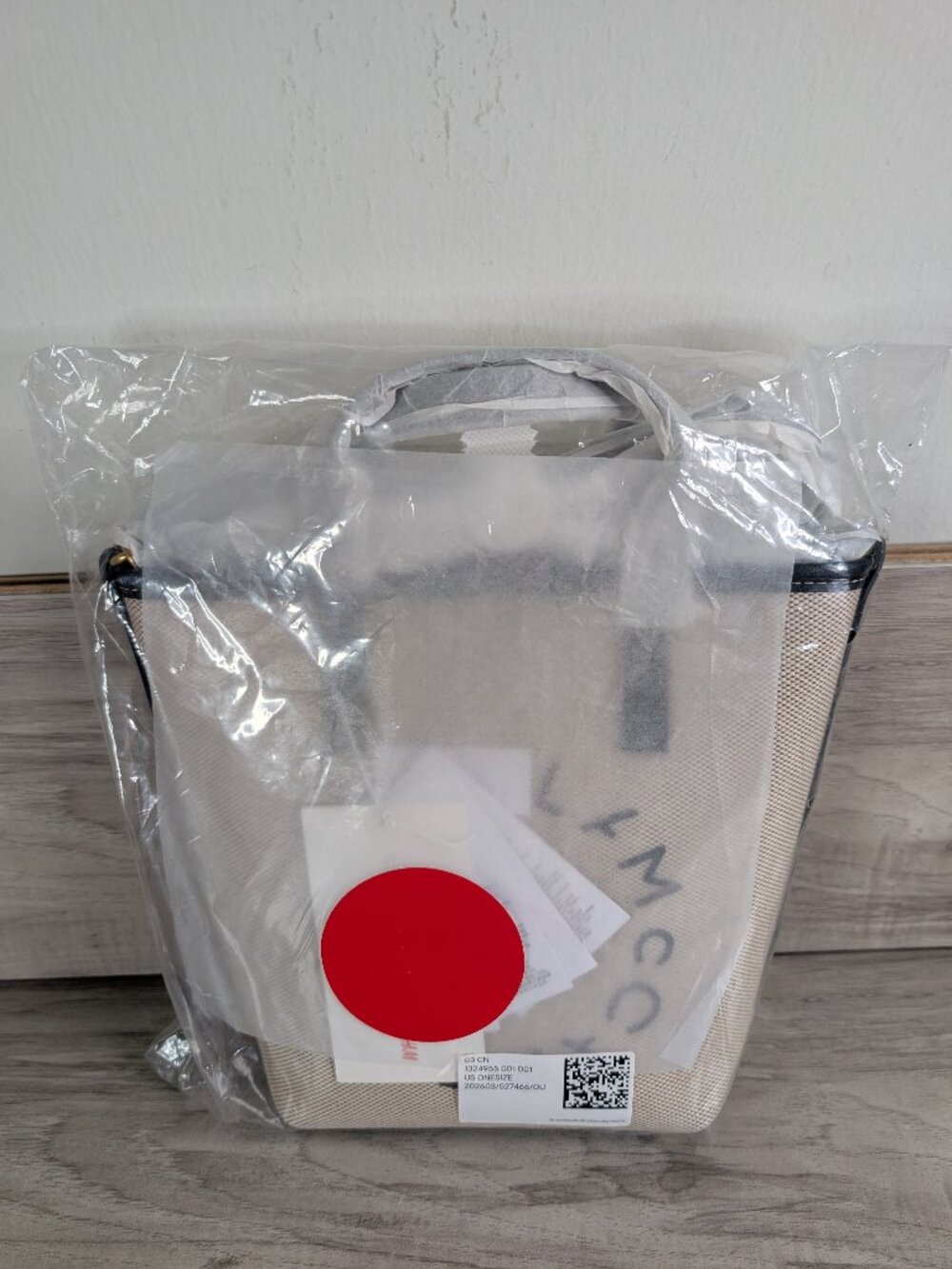 Stella McCartney H&M Small Coated Canvas Tote Bag  In Beige One Size